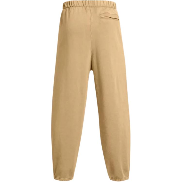 Under Armour Icon Fashion Comfortable Soft Heavyweight Fleece Pants Men Bottoms Camel 1386554-263