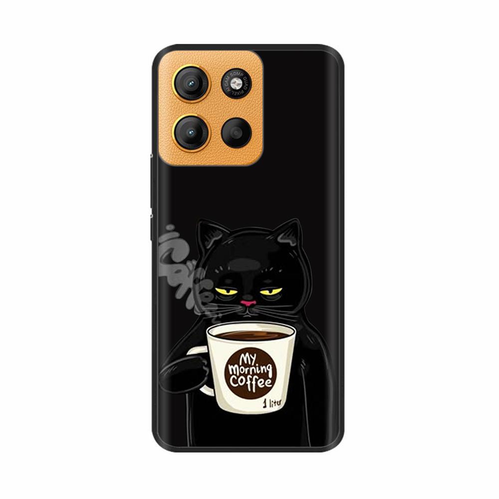 For Motorola G15 Case Cute Phone Case Funny Back Cover For Moto G15 Power Camera Protection Soft Original Liquid Silicone Cases