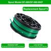 8Pcs Spool for Black & Decker GH1100/GH1000 Type 4/Type 3/Type 2/Type 1 Lawn Mower Part,DF-080-BKP