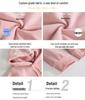Korean Style Women's Fleece-Lined Hooded Sweatshirt, Plus Size, Loose Fit, Long-Sleeved, for Autumn and Winter.