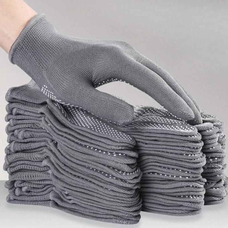 Non-slip TouchScreen Nylon Gloves for Men Women In Summer Outdoor Cycling Work Fitness Breathable Non-slip Dispensing Gloves