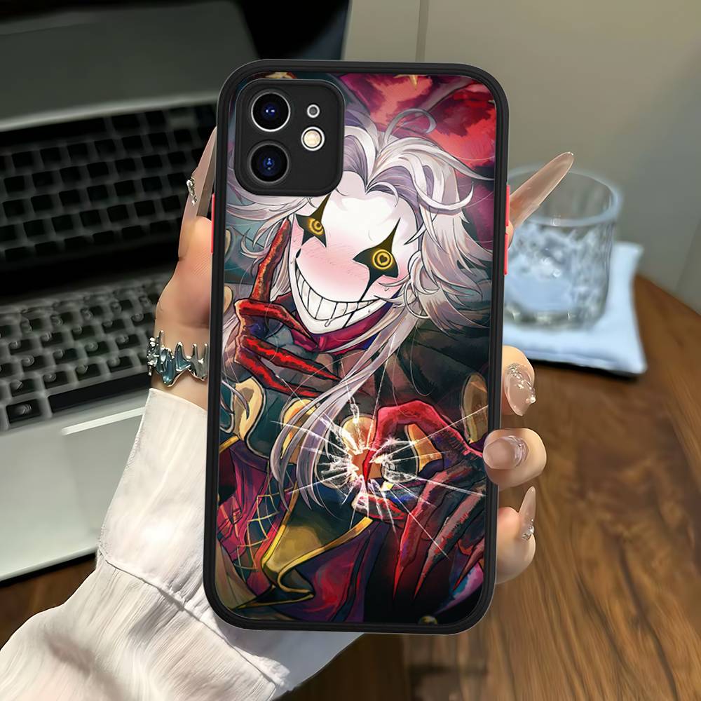 Anime The Freak Circus Pierrot Phone Case For IPhone 16e 16 15 14 13 12 11 Pro Max X XS Max Plus Matte Clear