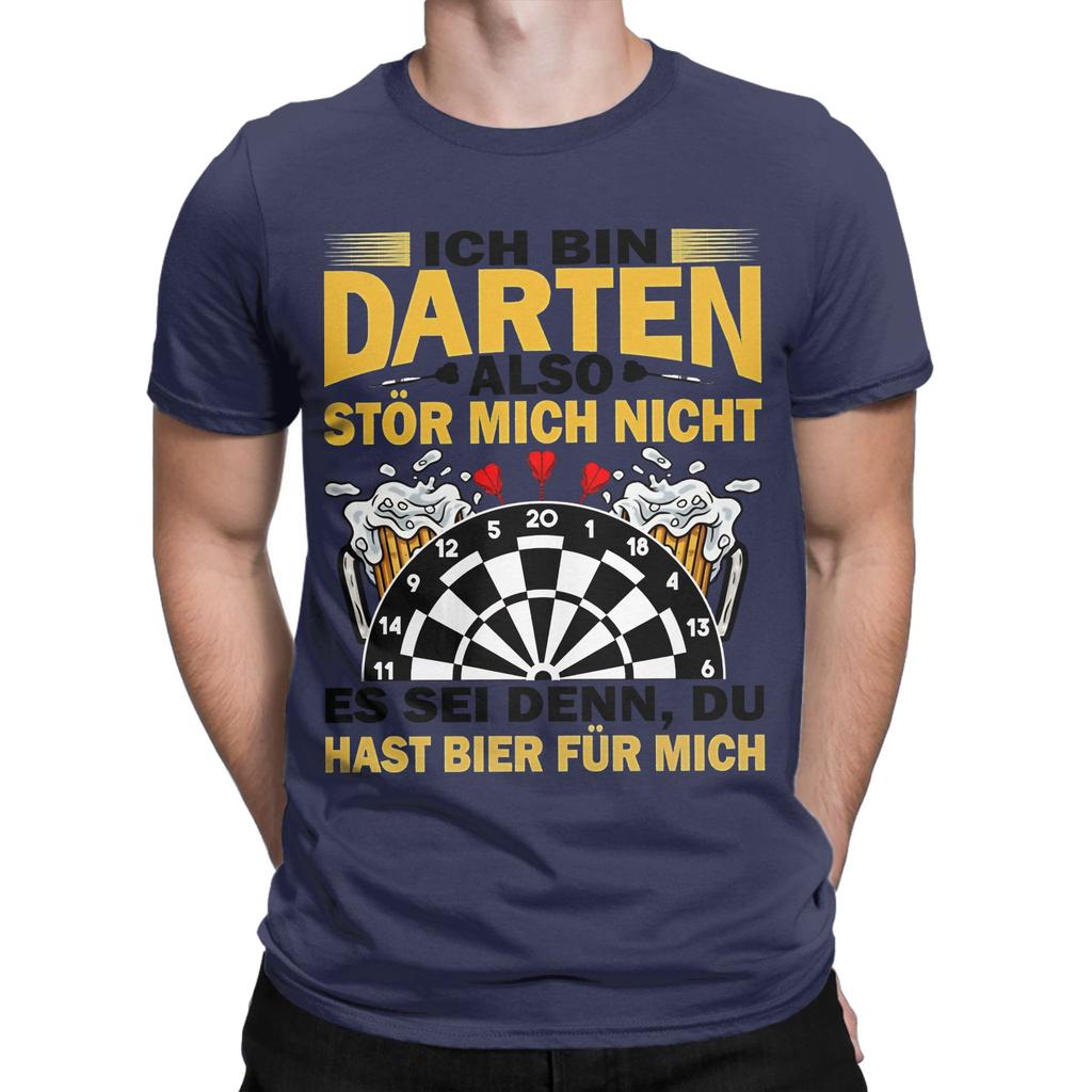 Classic Funny 100 Cotton Tshirt Darts Dartboard Tops Tees For Unisex