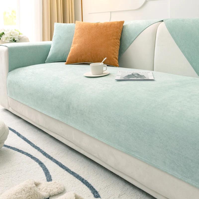 Non Stick Waterproof Sofa Cover Fabric Suitable for All Seasons Wear-resistant Sofa Cushion Cover Anti Slip and Not Easy To Fade