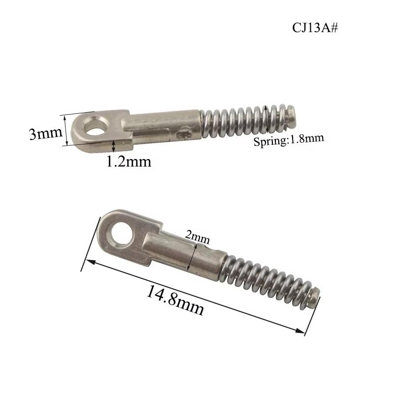 20pcs 1.2mm Thickness Eyeglasses Spring Insert Glasses Repairing Flex Temples Optical Frame Broken Replacement Car Part CJ13