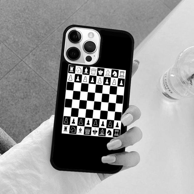 

CHESS CHECK MATE Phone Case Cover For iPhone 17 Air 15 16 14 13 12 Pro Max 11 Pro Max Plus Coque Shell iPhone 15plus