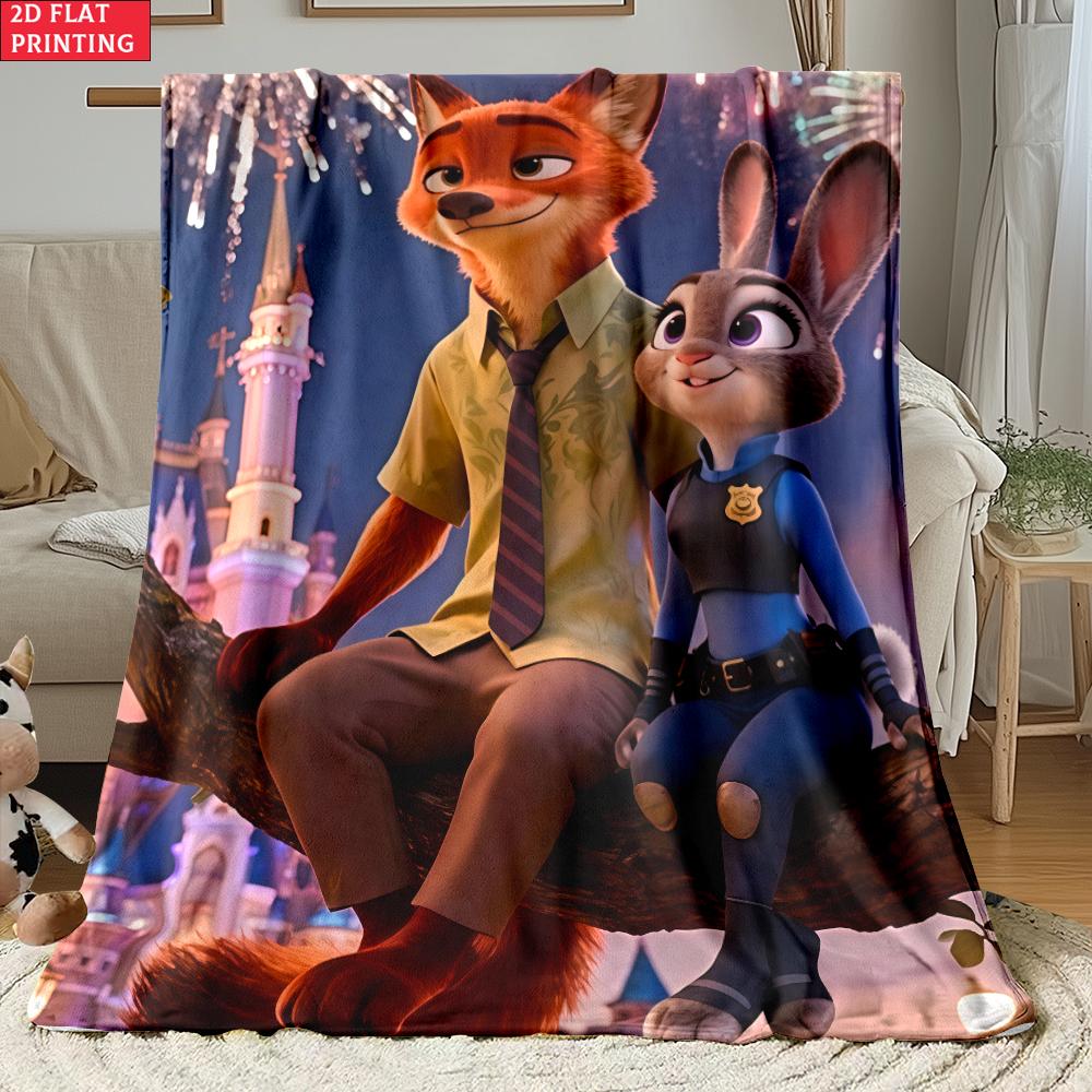 Judy & Nick Thin Flannel Blanket for Bedrooms,Living Rooms,Sofas Blankets,Lunch Breaks,Picnics,blankets Fluffy Blanket