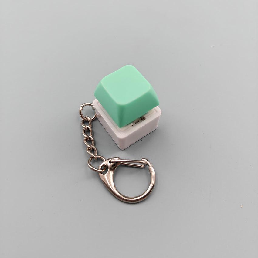 Creative Novelty Stress Relief Button Keychain Toy