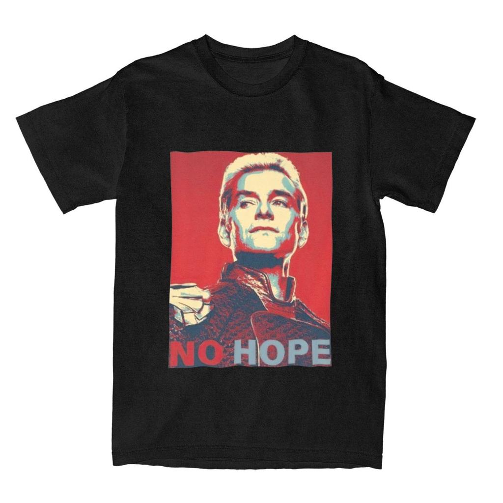 The Boys TV-serie T-shirt Man Homelander No Hope Y2K Basic 100% Bomull T-shirts Strand Rund Hals Hippie T-shirt Stor Storlek Toppar
