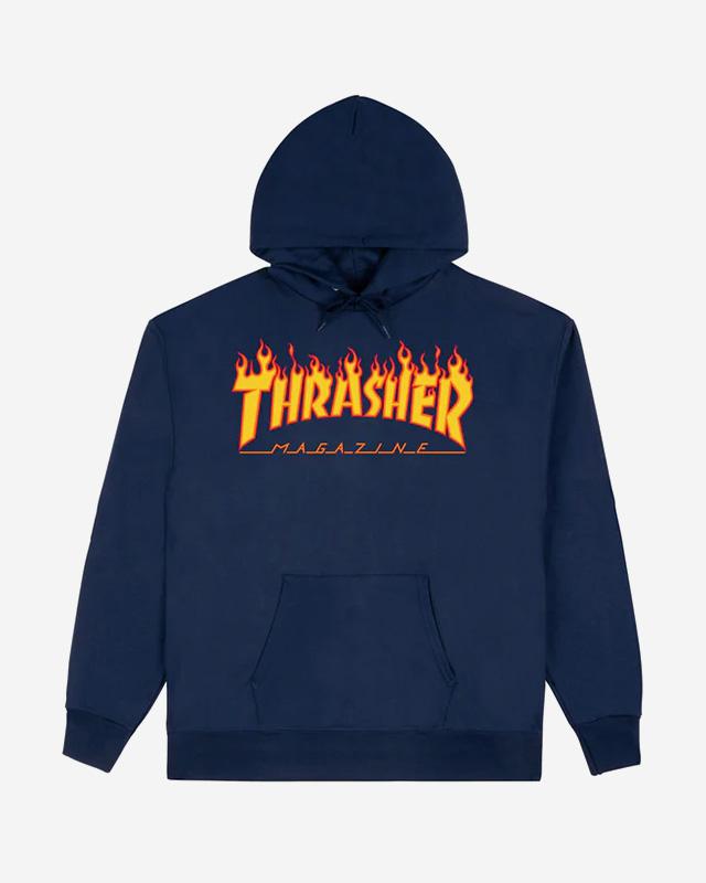Treasure Flame Hood [Navy] Blue/L