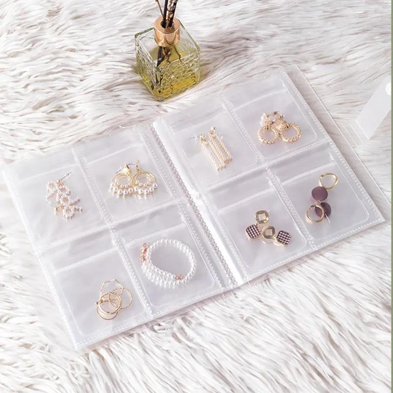 Earring Ring Ring Anti-oxidation Bag Necklace Dust-proof Jewelry Storage Book Transparent Storage Bag Sealed Bag