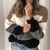 Women S V Neck Long Sleeve Pullover Knit Sweater Casual