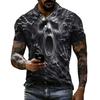 Unisex Short Sleeve Halloween Print T-Shirt for Casual Wear