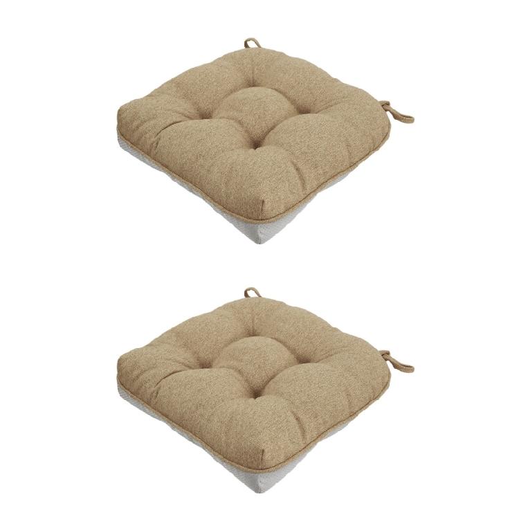 Thick Square Chair Cushion Features Nonslip Base Ideal For Home Offices And Restaurant Seatings
