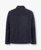 Man On The Boon Collared Button-Up Leather Jacket_Navy 4715110005