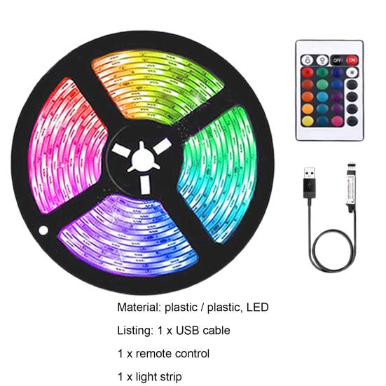Strip Light LED Atmosfære Levende Forbedre RGB farger Fleksibel båndadapter Strip Light for TV