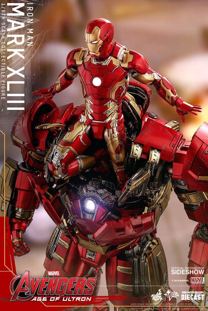 Movie Masterpiece DIECAST Age of Ultron Iron Man Mark 43 Scale Painted Movable Figure Avengers 1/6 Die-Cast