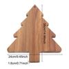 Christmas Tree Serving Board Wooden Cutting Board Sushi Tray Kitchen Charcuterie Chopping Board Party Fruit Plate Home Decor