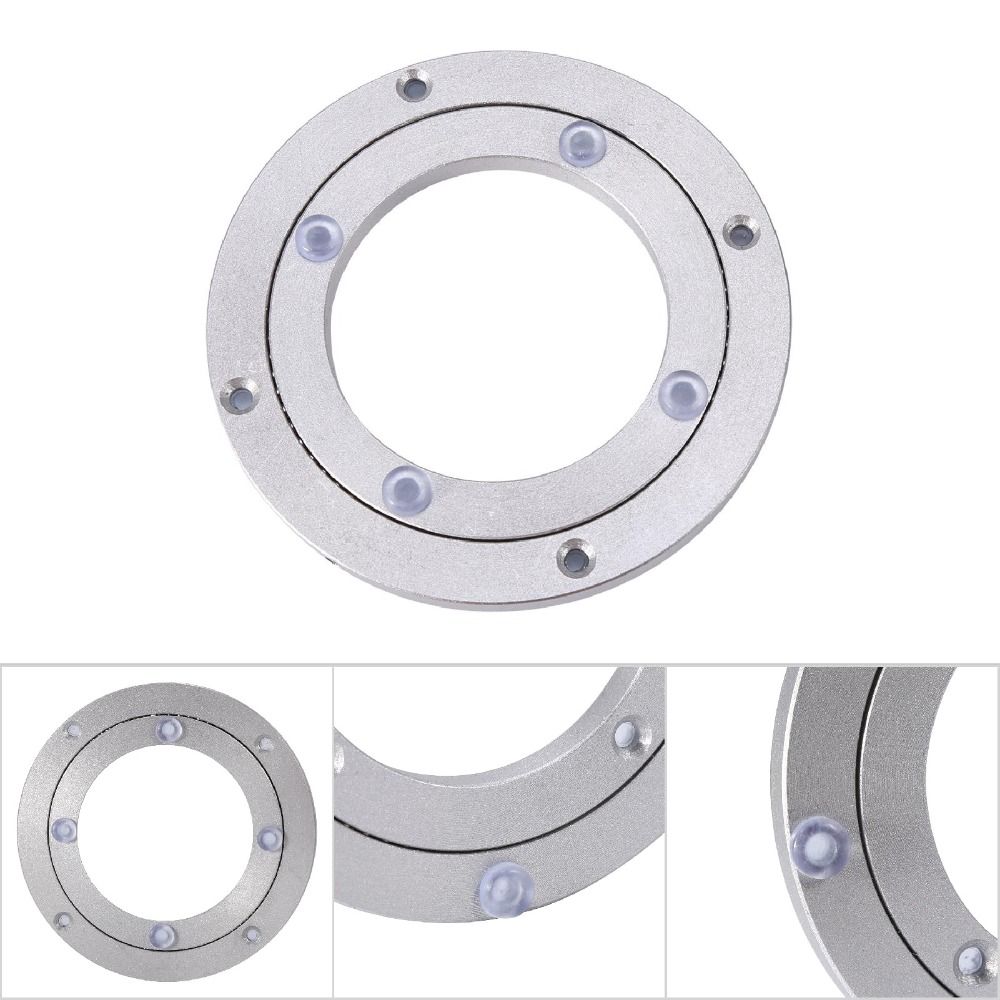 Smooth Turntable Bearing 4.7/5.5/ 8 Inch Swivel Turntable For Dining Table / Rotating Hardware