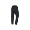 Li Ning Fitness Series Solid Color Logo Casual Versatile Fleece Mid Waist Straight Leg Pants Men bottoms Black AYKT833-3