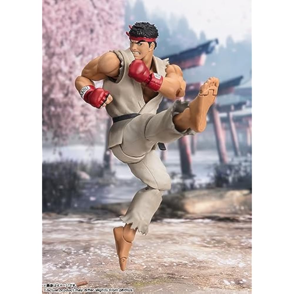 TAMASHII NATIONS S.H. Figuarts Street Fighter Ryu -Outfit 2- Approx. 150mm PVC & ABS Pre-painted ...
