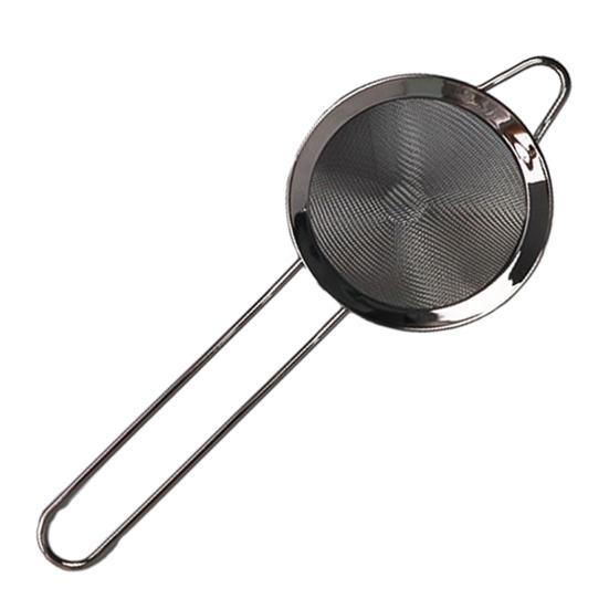 Feinmaschiges Küchensieb Edelstahl-Sieb Schaumlöffel mit Griff Multifunktionale Siebe für Lebensmittel Tee Reis Saft Mehl Backen