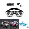 Premium Swimming Glasses Waterproof And Anti-fog Colorful Plating Small Mirror Racing Set For Crystal Clear Vision