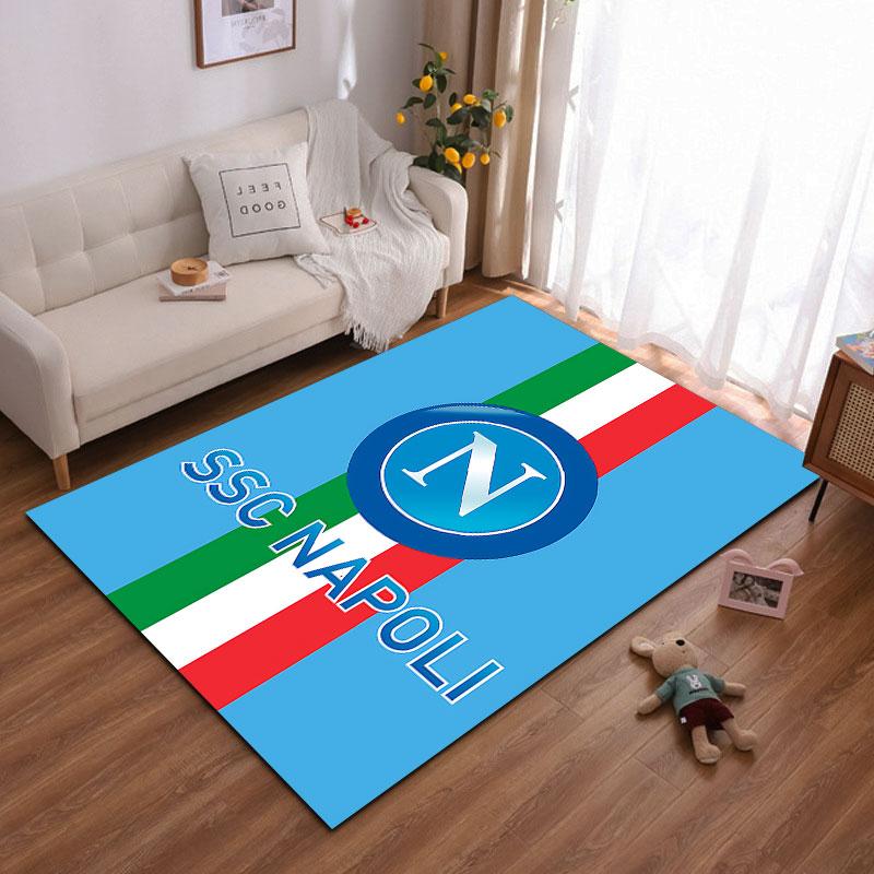 Napoli Football Club Carpet Suitable As a Non-slip Mat for the Living Room or Bedroom Sofa
