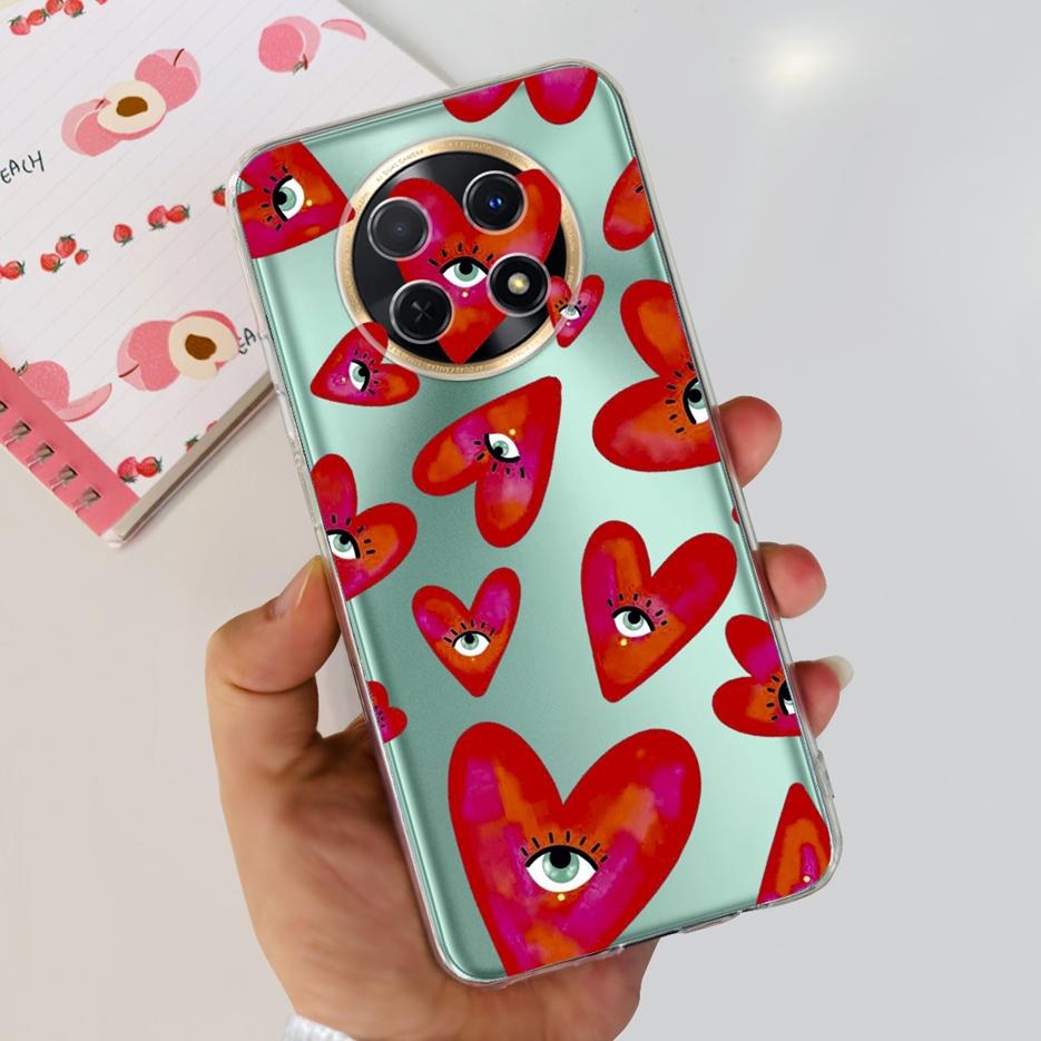 For Huawei Nova Y91 Case STG-LX1 STG-LX2 Cute Fashion Painted Cover Soft Slim Phone Case For Huawei Nova Y91 Y 91 NovaY91 Bumper