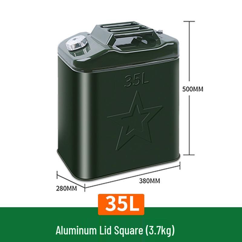 Tinplate Metal Gasoline Can 10L/20L/30L Square Fuel Tank Iron Drum for Car Diesel