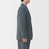 MUJI Breathable Stretch Soccer Medium Size AD0WNA5S Men's Jacket, Gray, M,
