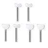 2Pcs Stainless Steel Toothpaste Squeezer Metal Paint Cream Cosmetic Tube Squeezer Key Roller