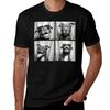 Funny Pitbull Photobooth Session Retro Vintage Black And White Tshirt Creative Graphic Tee Shirt