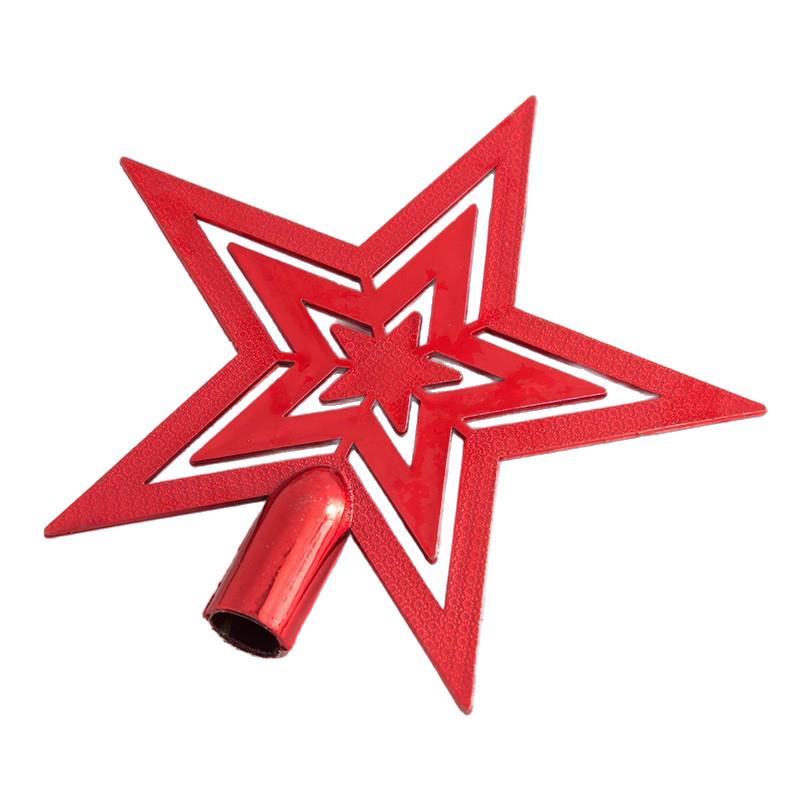 Three-Layer Electroplated Five-Point Christmas Tree Topper Star