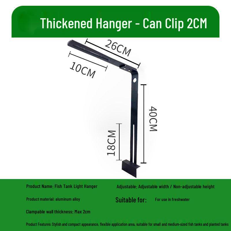 

Adjustable Aluminum LED Aquarium Light Stand with Clamp Holder