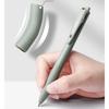 5pcs Durable Writing Gel Ink Pens Set Morandi White Transparent Barrel 0.5mm Ballpoint Black Ink