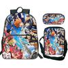 Anime Haikyuu Batoh 3ks Sada Školní Tašky S Taškou Přes Rameno Pouzdro na Tužky Dětské Batohy pro Kluky Dívky Batoh na Notebook Taška na Knihy Dárek