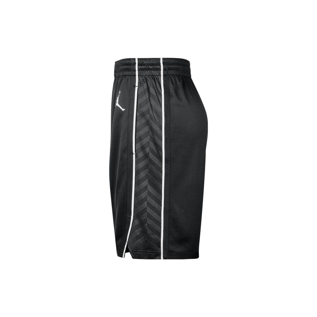Jordan NBA Dri-Fit Colorblock Logo Elastic Waist Basketball Shorts Men Bottoms Black DO9423-010