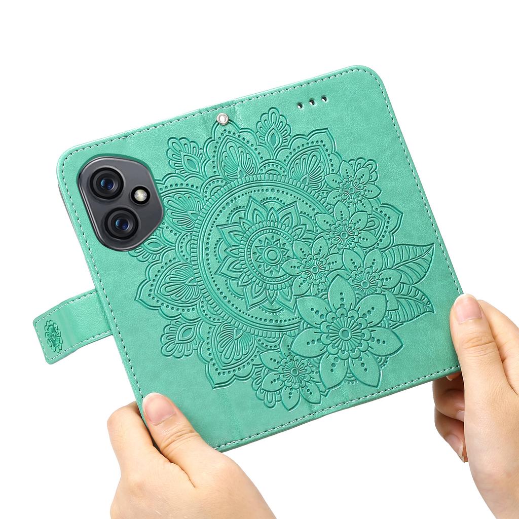 For Honor 400 5G (Global) Case Floral Pattern PU Leather Wallet Stand Phone Cover