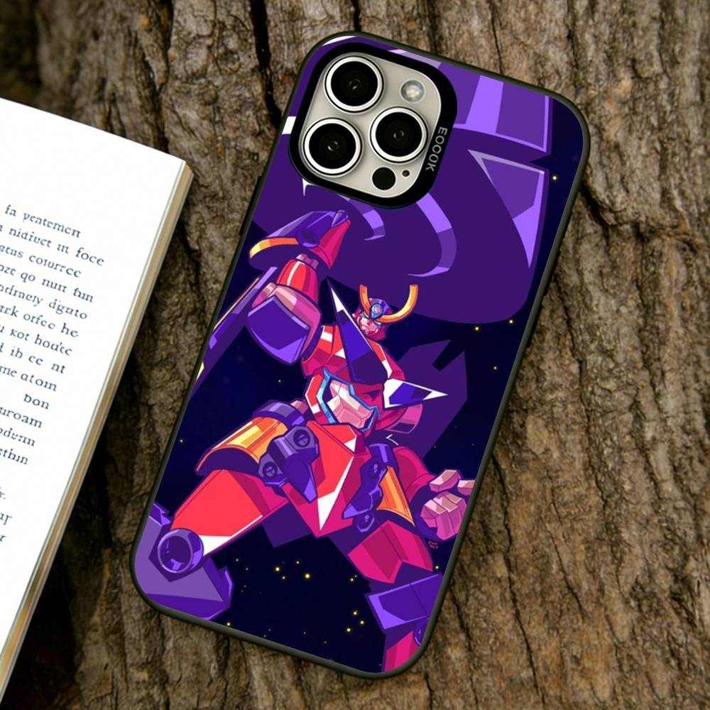 Gurren Lagann Phone Case For iPhone 17,16,15,14,13,12,11 Plus,Pro Max,XS,Colorful Silver Black Cover