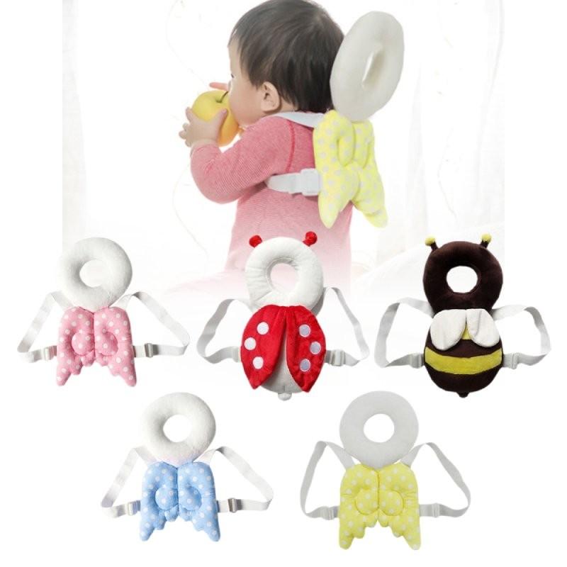 Plush Bee And Beetle Baby Guardian Pillow Soft Pp Cotton For Comfy Infant Sleep