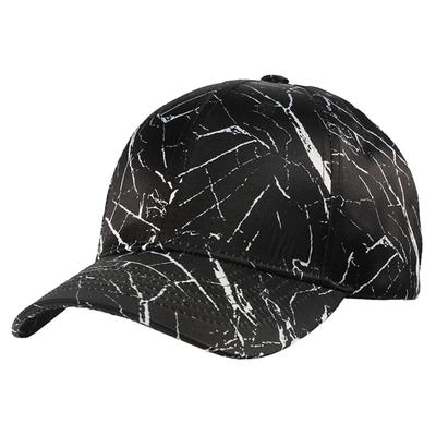 White Fang Lightning Lightning CA636 Cap, Pattern, Hat, Sports, Running, Outdoor, Men's, Women's, (Black)