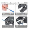 IWISS SN-06 Crimping Pliers for Crimping Bare Crimp Terminals, Compatible with 0.5-6.0mm? Crimping Sleeves
