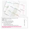 6-Hole Binder Refill Page Monthly Monthly Calendar Insert Loose-Leaf Calendar Page Thick Monthly Planning Insert For Office Work