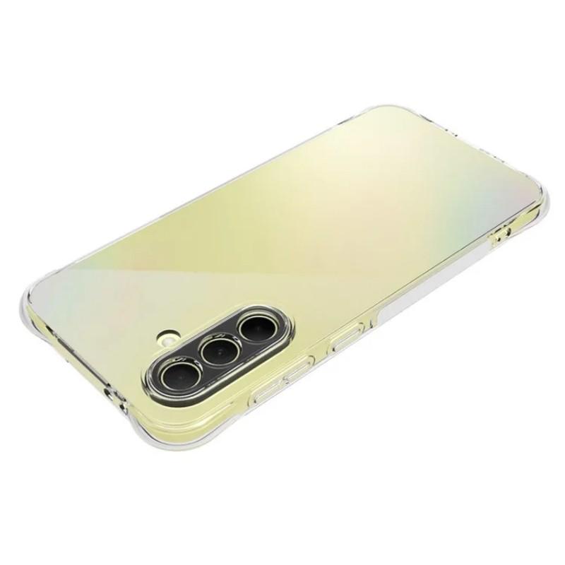 For Samsung Galaxy A36 5G Clear TPU Case WANLONFENG TM Series 2.0mm Phone Back Cover