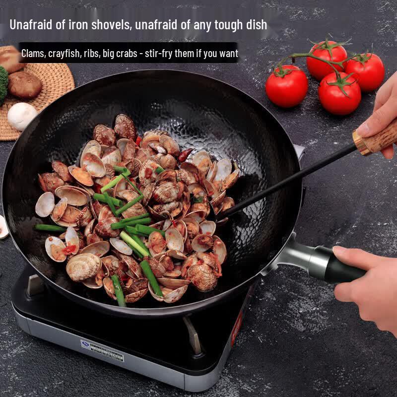 COOKER KING Traditional Wrought Iron Wok