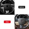 Pentru Cadillac CTS 2008 2009 2010 2011 2012 2013 Accesorii Auto Fibra de Carbon Aspect Lemn Volan Capac Decorativ Ornament Autocolant