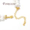 18K Gold Plated Extender Curb Chain,Bracelet Extender Lobster Clasp with Extension Chain Connector For DIY Bracelets Accessories