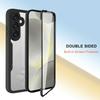 For Samsung Galaxy S25 FE Case Acrylic+TPU Clear Phone Cover with PET Screen Film