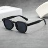 Retro Square Sunglasses Women's Fashion Brand Designer Gradient Tone UV Men's Trendy Rivets Punk Flat Mirrors Shades